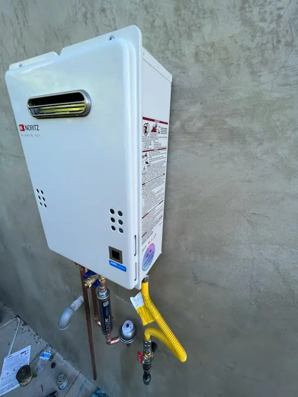 Tankless water heater installation for Mantoloking Shores homes
